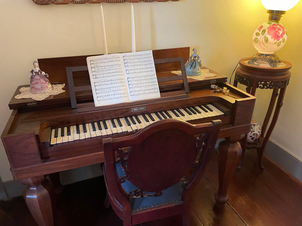 Piano at Kingsland Manor, Nutley, New Jersey