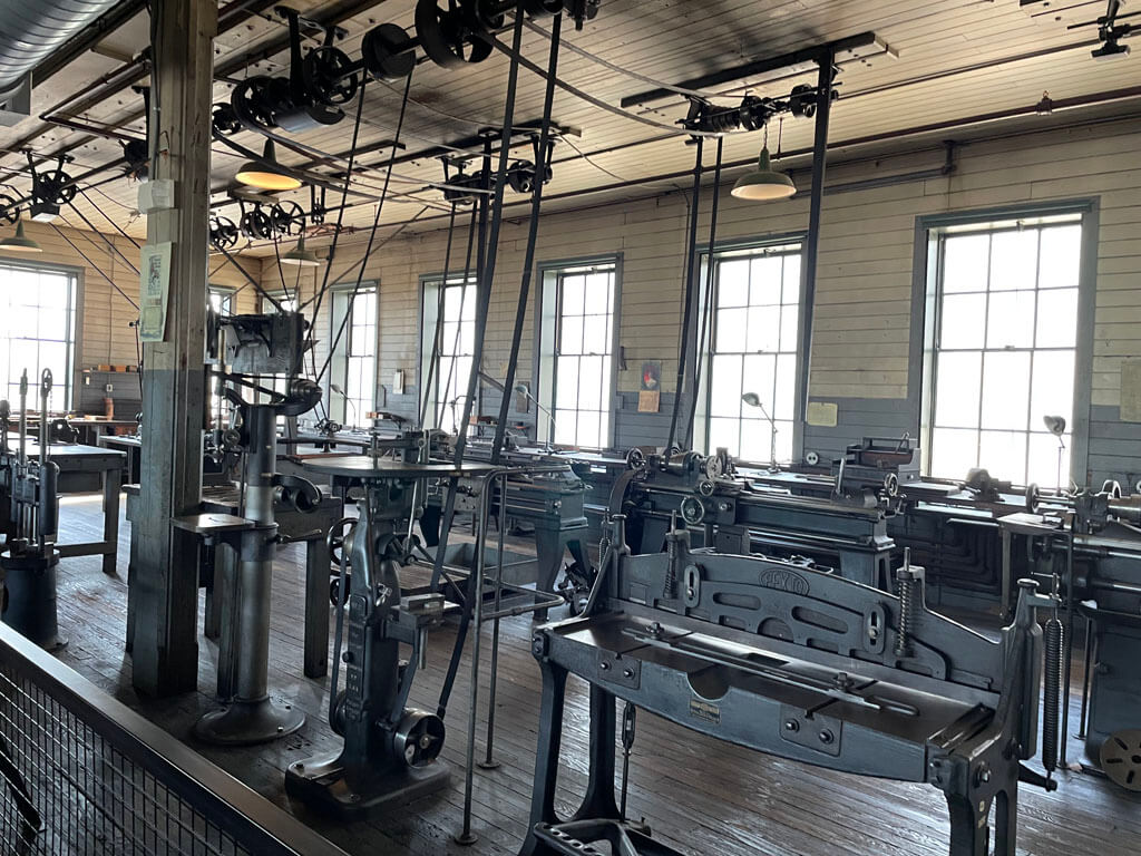 Machines at Thomas Edison Laboratory, West Orange, New Jersey
