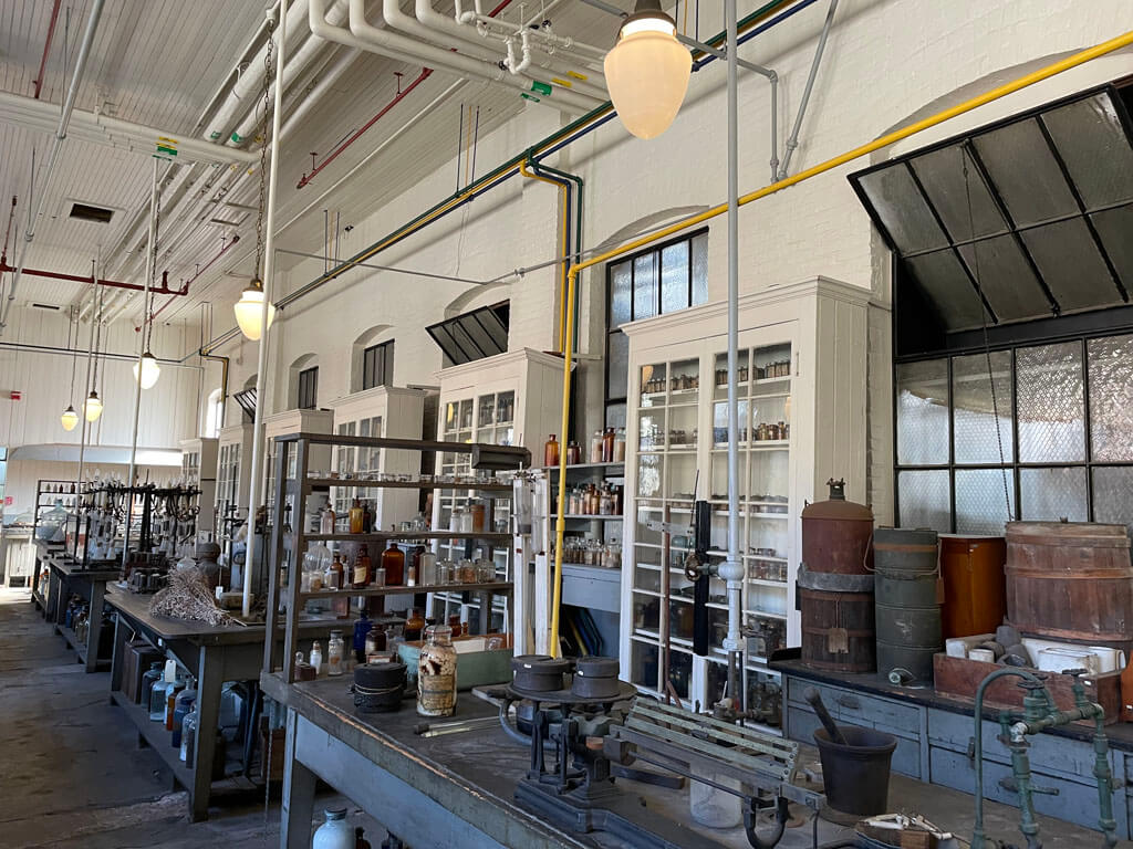Lab at Thomas Edison Laboratory, West Orange, New Jersey