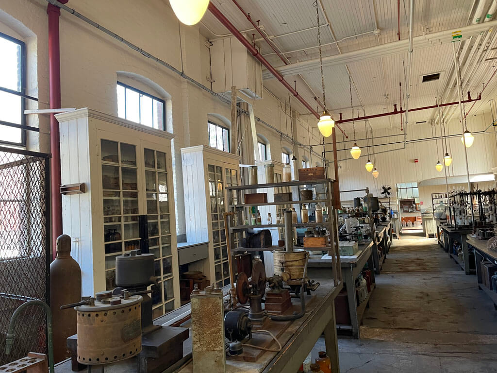 Lab at Thomas Edison Laboratory, West Orange, New Jersey