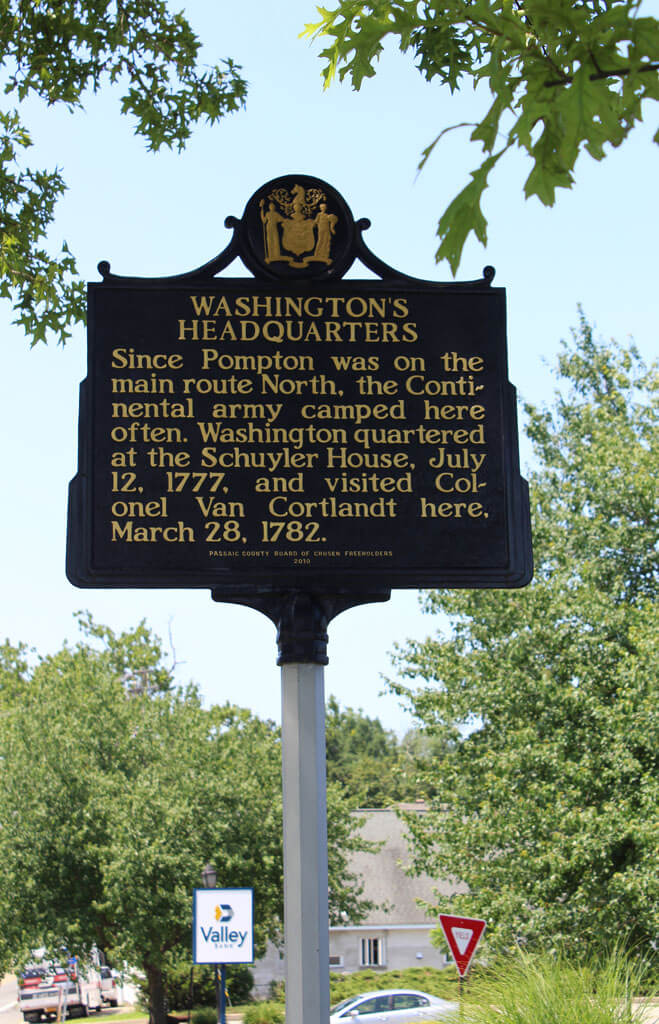 Pompton Lakes Washington Headquarters sign