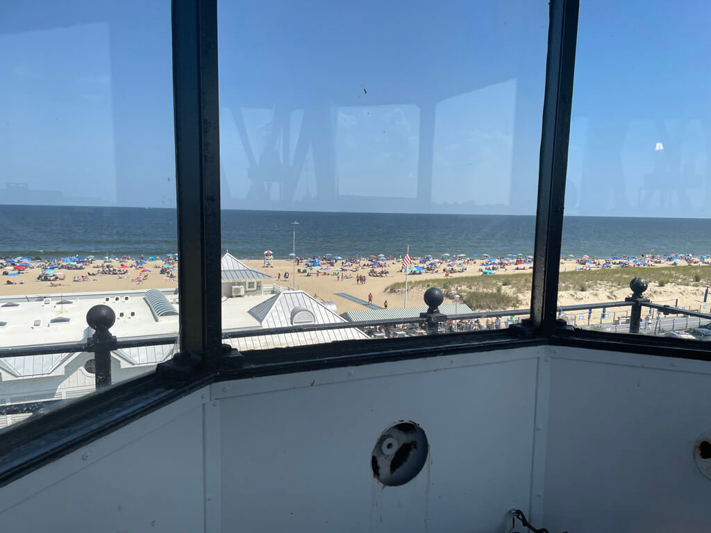 Sea Girt Lighthouse view from top