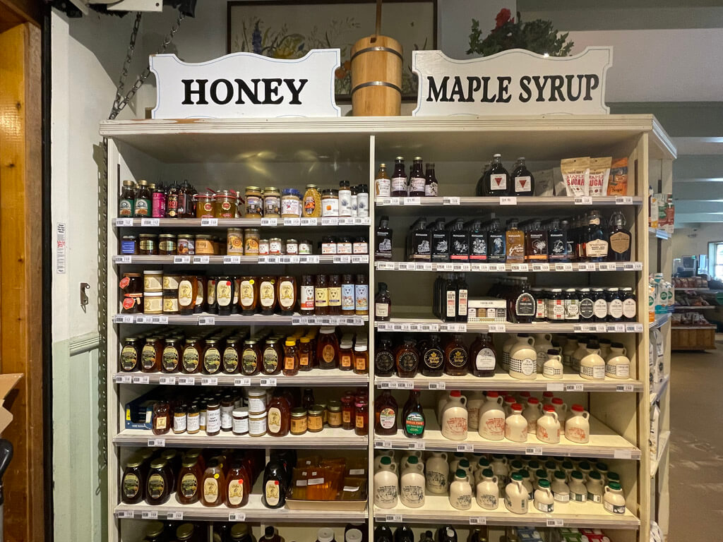 Honey and Syrup at Delicious Orchards, Colts Neck, New Jersey