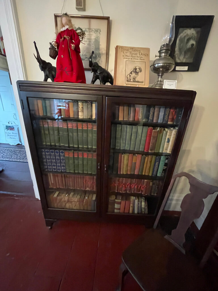 Bookcase at Canfield-Morgan House, Cedar Grove, New Jersey