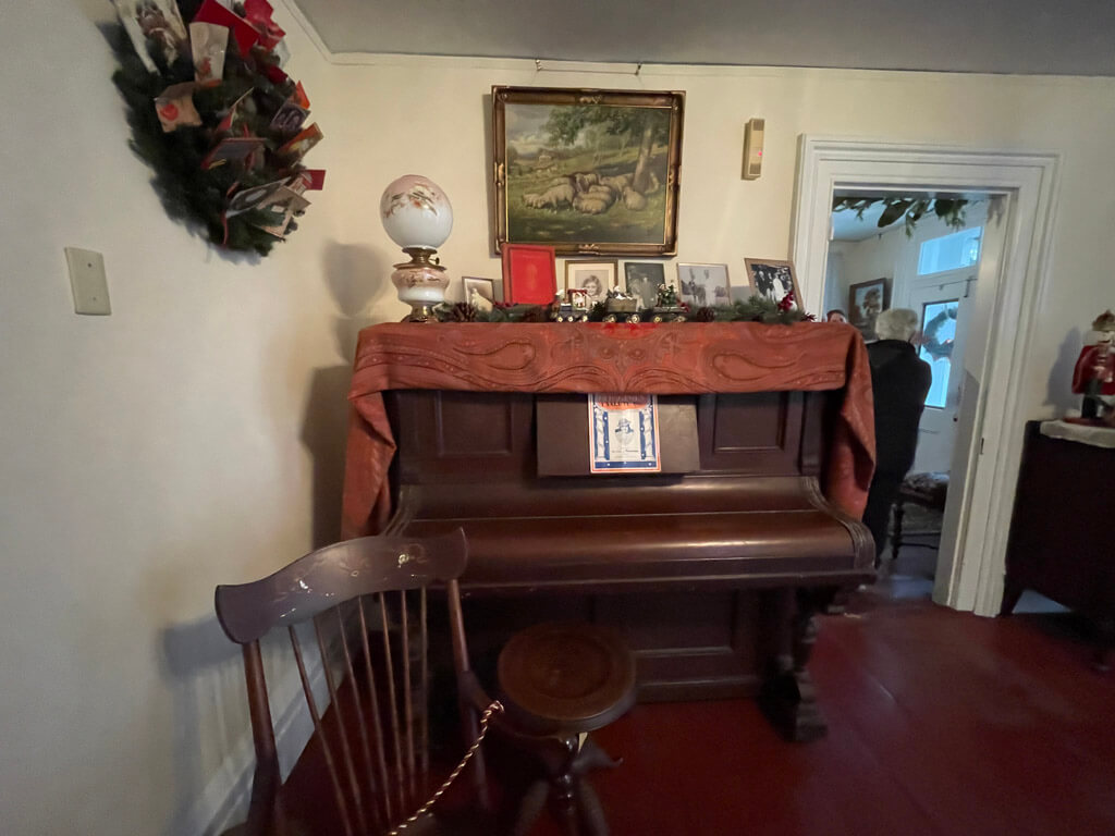 Piano at Canfield-Morgan House, Cedar Grove, New Jersey