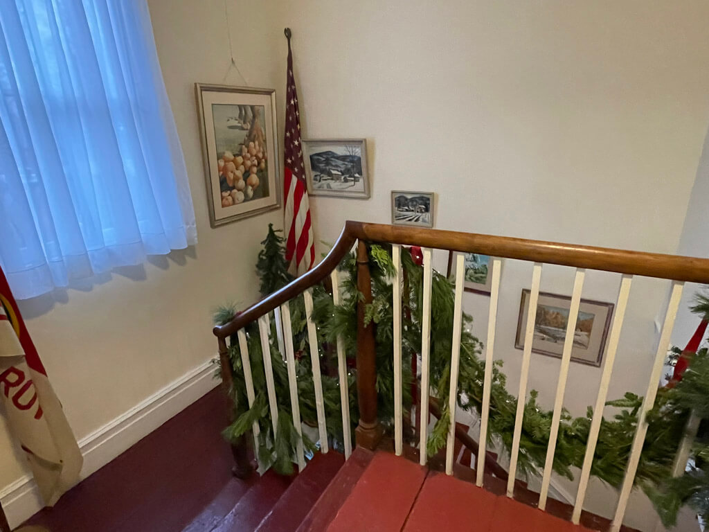 Staircase at Canfield-Morgan House, Cedar Grove, New Jersey