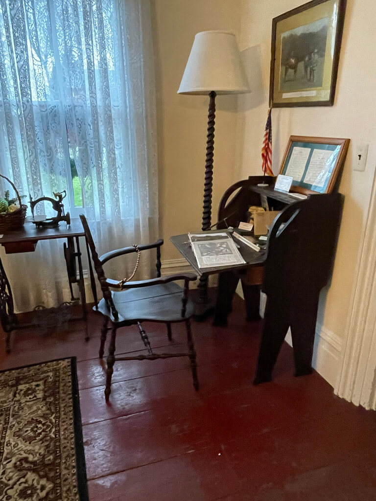 Desk at Canfield-Morgan House, Cedar Grove, New Jersey