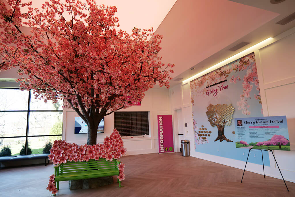 Cherry Blossom Welcome Center at Branch Brook Park