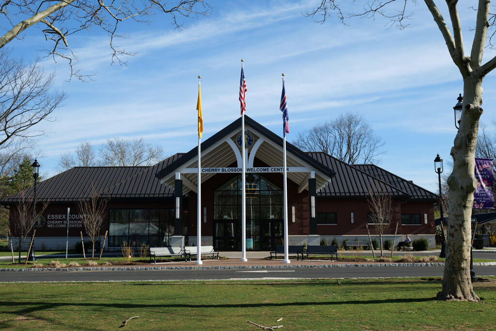 Cherry Blossom Welcome Center at Branch Brook Park