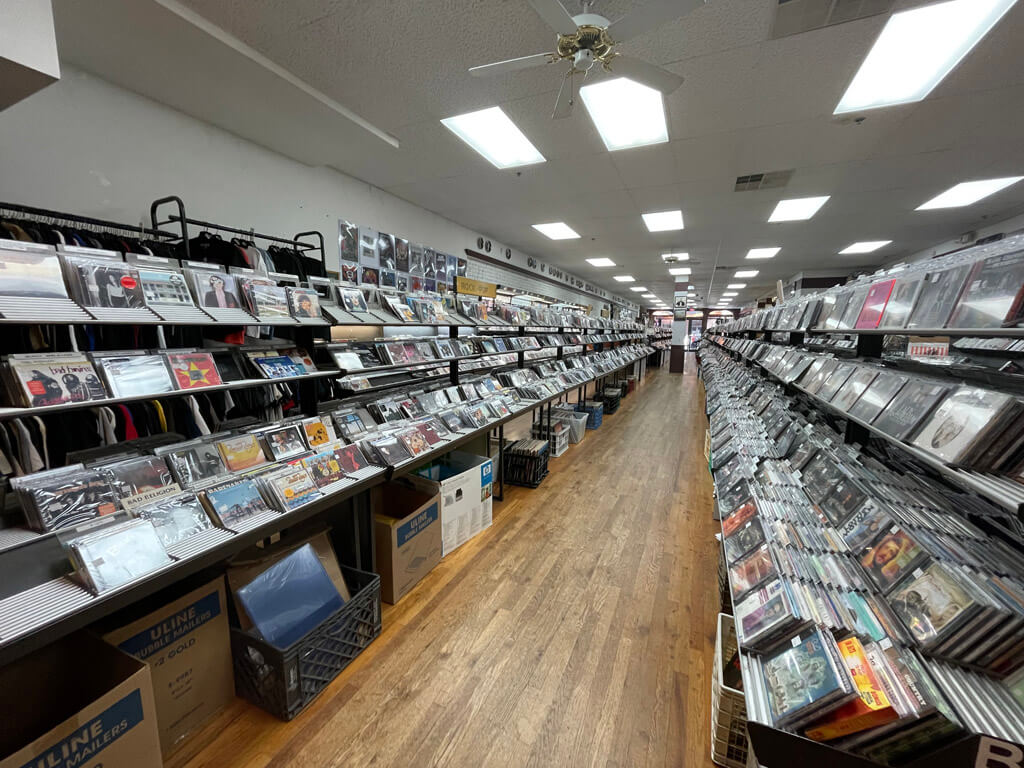 Records at Jack's Music Shoppe, Red Bank, New Jersey