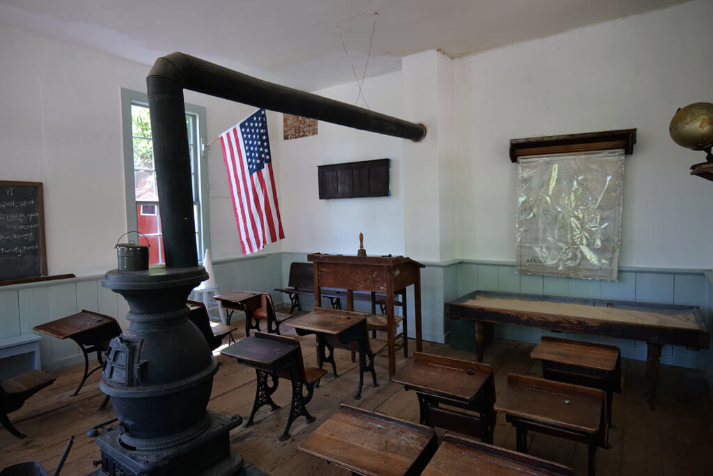 Schoolhouse at Red Mill Museum Village Clinton, New Jersey