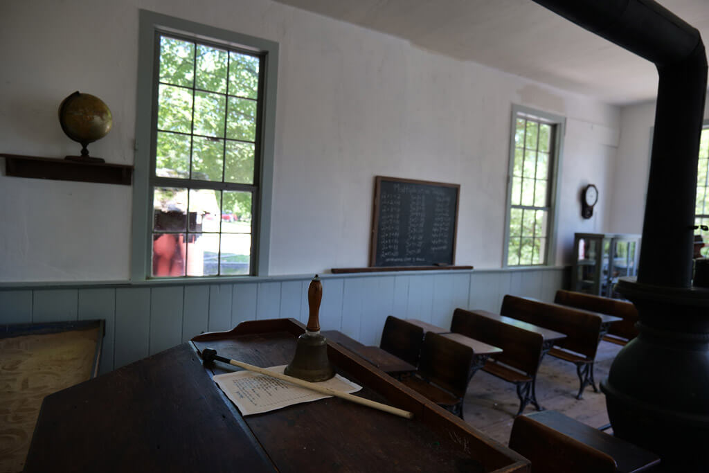 Schoolhouse at Red Mill Museum Village Clinton, New Jersey