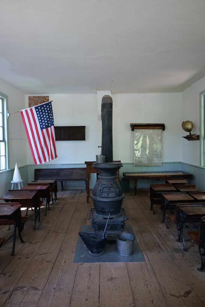 Schoolhouse at Red Mill Museum Village Clinton, New Jersey