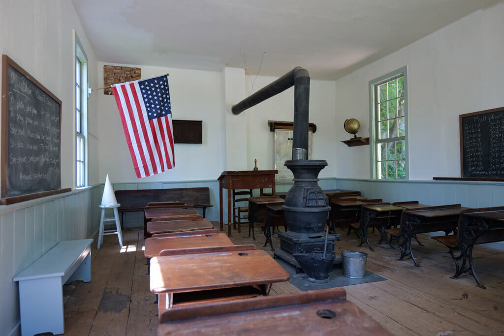 Schoolhouse at Red Mill Museum Village Clinton, New Jersey