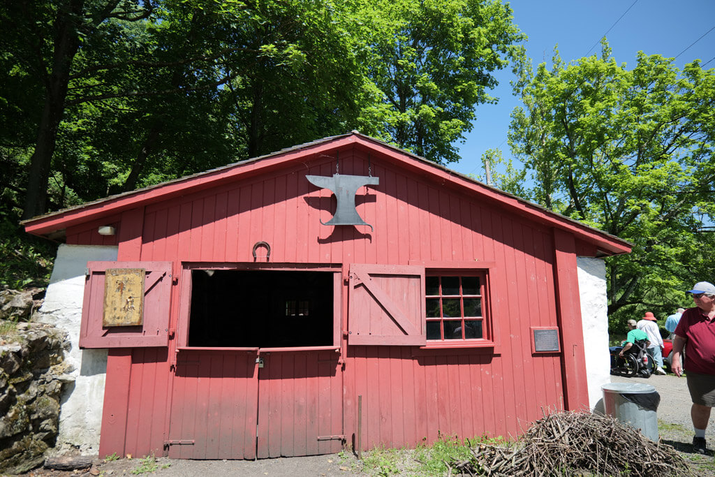 Blacksmith shop at Red Mill Museum Village Clinton, New Jersey