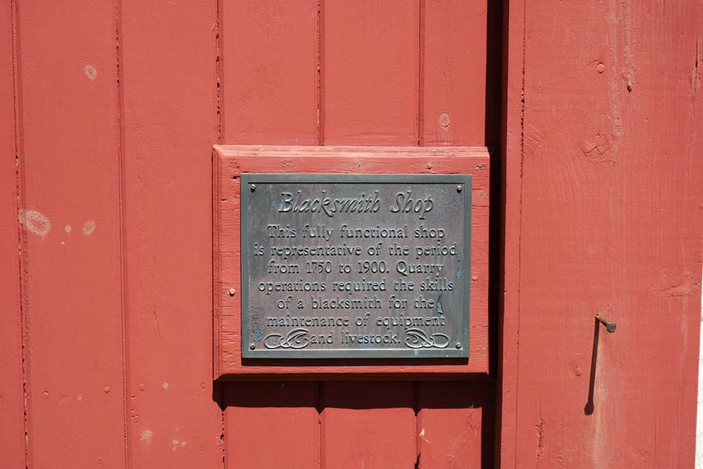 Blacksmith shop at Red Mill Museum Village Clinton, New Jersey