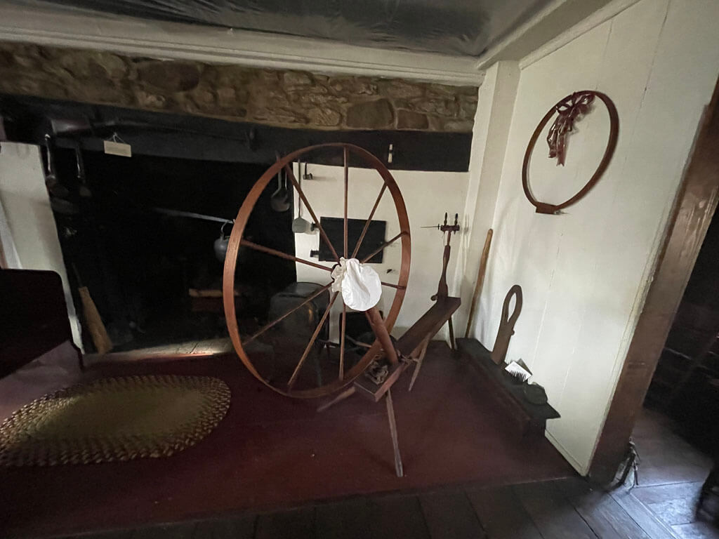 Old Force Homestead, Livingston, New Jersey spinning wheel